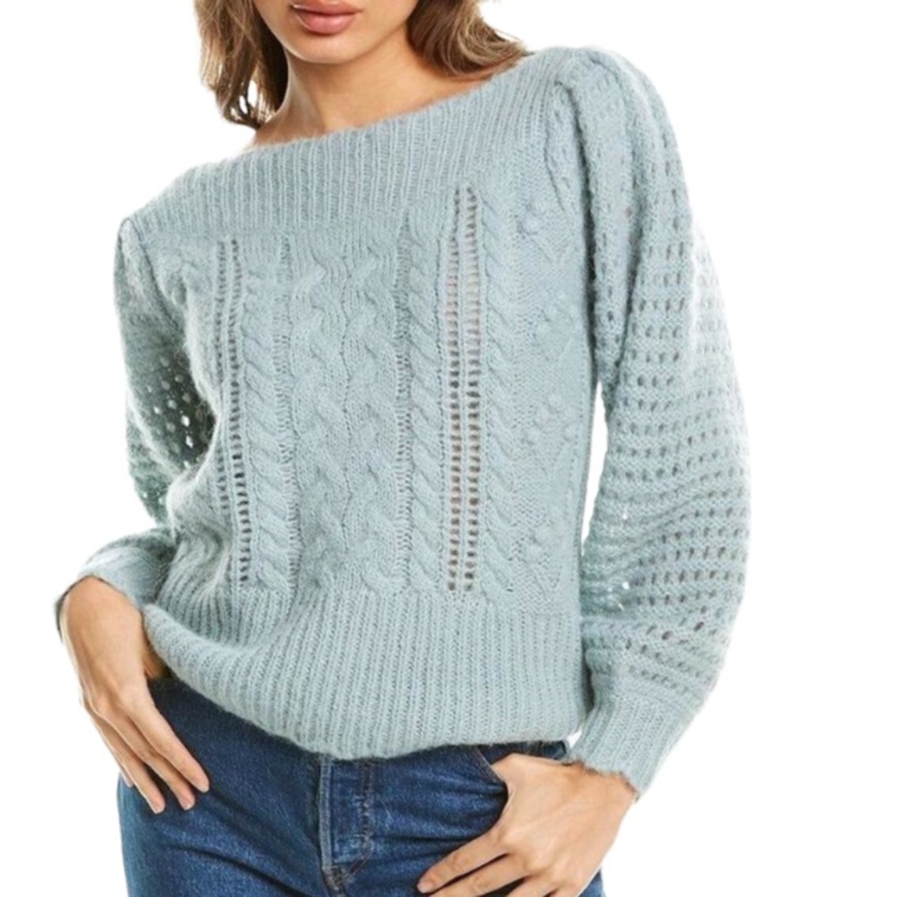 LoveShackFancy Vyoma alpaca blend sweater